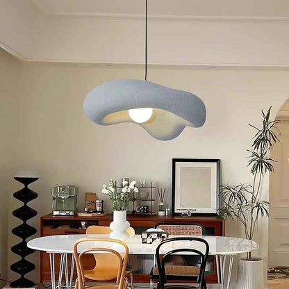 Dining Room Wabi Sabi G9 Led Pendant Lights New Creamy Style Suspend Lamp Bar Lustre Droplight Home Decor Hanging Lamp