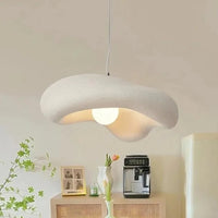 Dining Room Wabi Sabi G9 Led Pendant Lights New Creamy Style Suspend Lamp Bar Lustre Droplight Home Decor Hanging Lamp