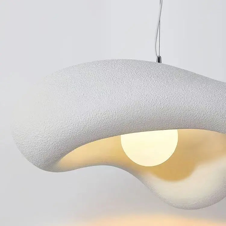 Dining Room Wabi Sabi G9 Led Pendant Lights New Creamy Style Suspend Lamp Bar Lustre Droplight Home Decor Hanging Lamp