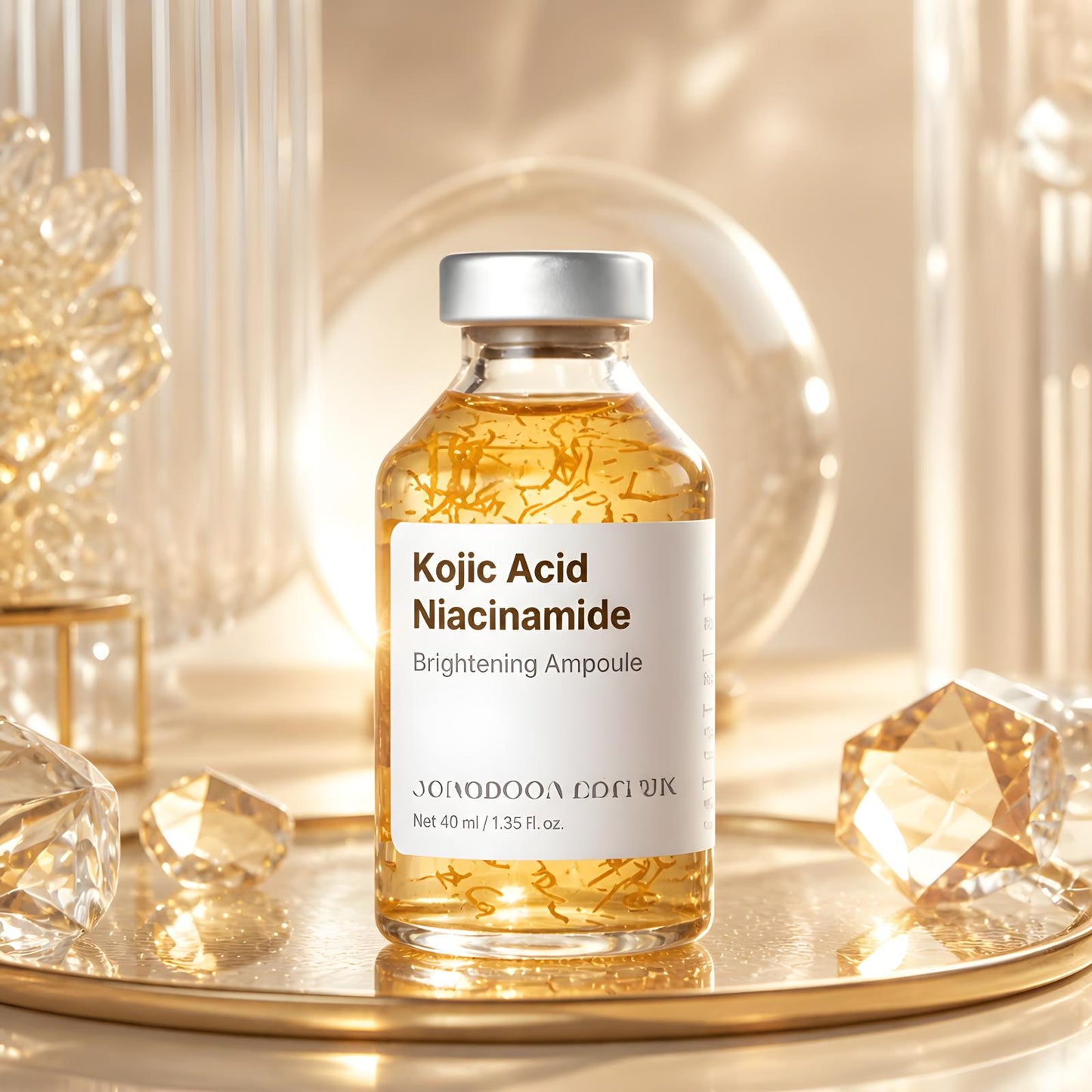Kojic Acid Niacinamide Whitening Serum Dark Spot Remover Brightening Cream Freckle Mask Fade Acne Scars Melasma Dull Skin