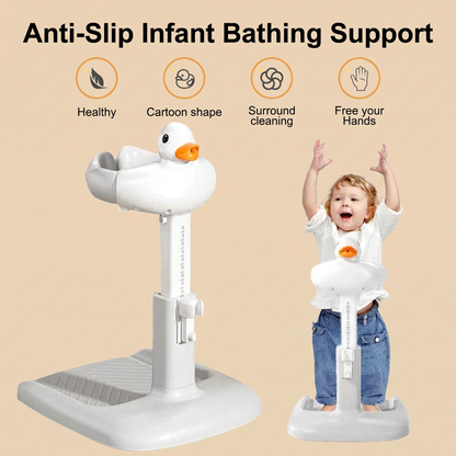 Baby Standing Shower Stand Adjustable Children's Bath Device Household Non-Slip Children's Bath Stand Baby Bath Stand Support