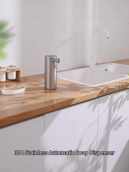 Kitchen Soap Machine Automatic Sensor Out of Hand Sanitizer Smart Electric Body Wash Soap Dispenser 304 Stainless Steel
